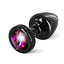 Diogol Anni Butt Plug Round 25mm Black & Pink