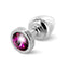 Diogol Anni Butt Plug Round 25mm Silver & Pink