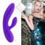 Lea Rabbit Vibrator Glitter Purple