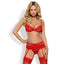 Obsessive Heartina 3 Piece Set Red