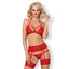 Obsessive Seg 3 Piece Set Red 838