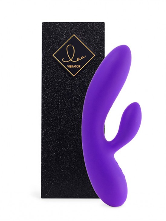 Lea Rabbit Vibrator Glitter Purple