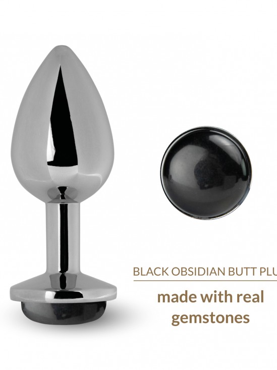 La Gemmes Butt Plug Black Obsidian