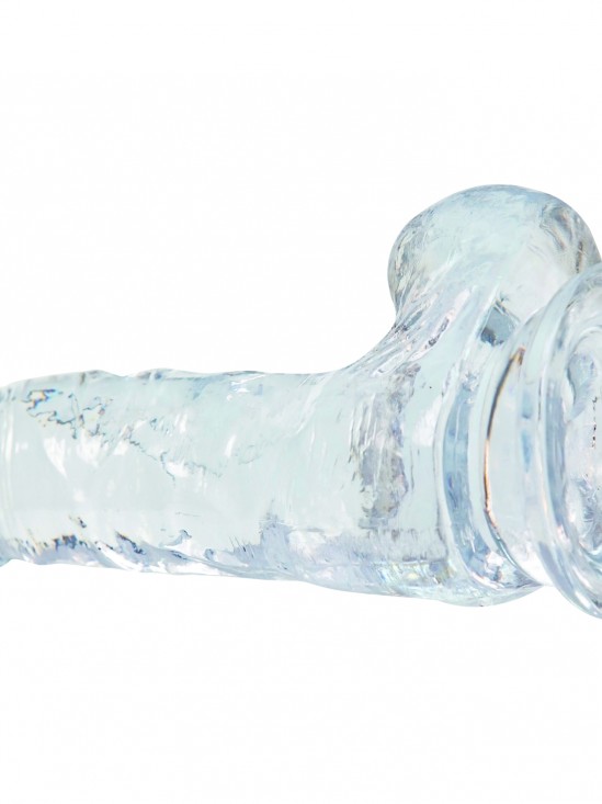 Crystal Addiction Clear Dong 6 inch Dildo