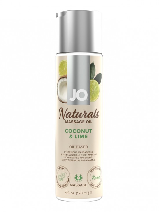 System JO Naturals Massage OIl Coconut & Lime 120ml